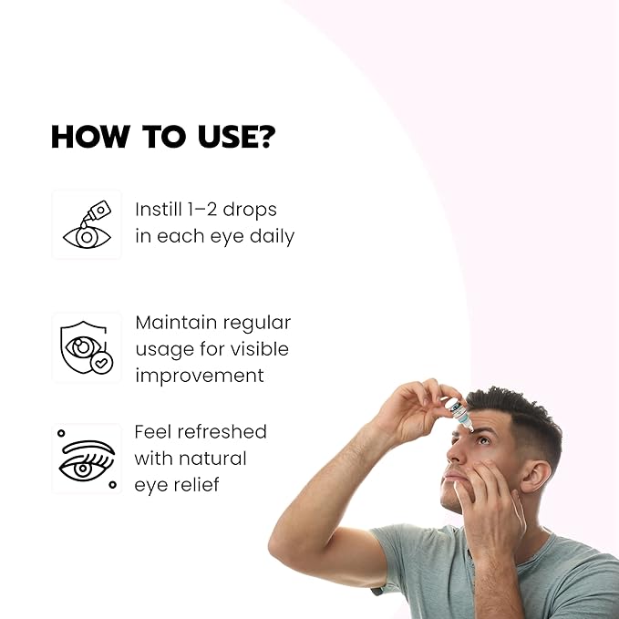 Arogya Netram Eye Drop 30ml | Herbal Eye wellness Eye Care with Turmeric, Mulethi, Punarnava & Rose | Natural Eye Comfort & Hydration - Image 3