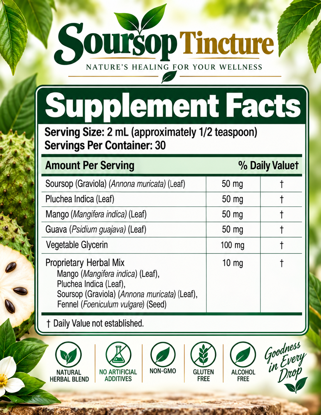 soursop tincture soursop tincture
